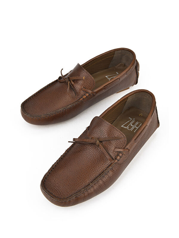 Erkek Hakiki Deri Ayakkabı 151986Z4274 Taba - Görsel 6