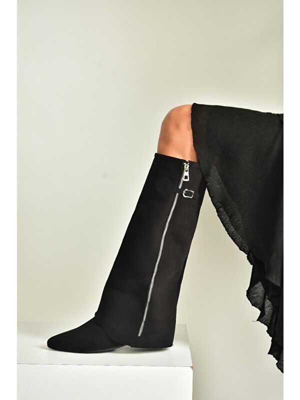 Siyah Kadın Çizme V380526402 - Görsel 7