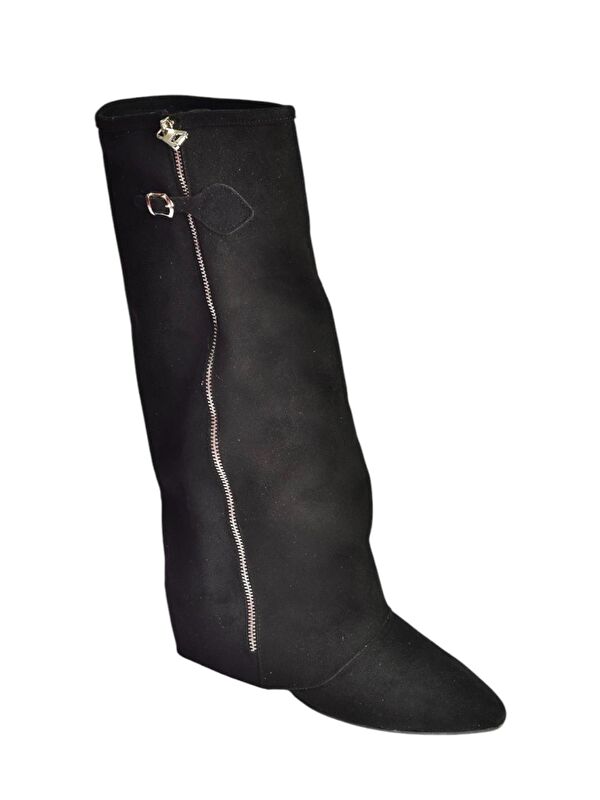 Siyah Kadın Çizme V380526402 - Görsel 8