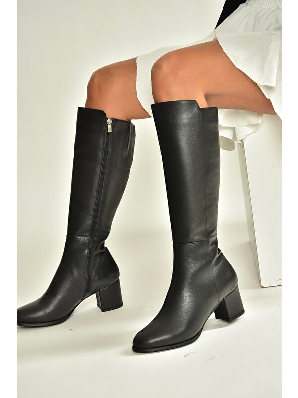 Siyah Kadın Çizme V468213103 - Görsel 3