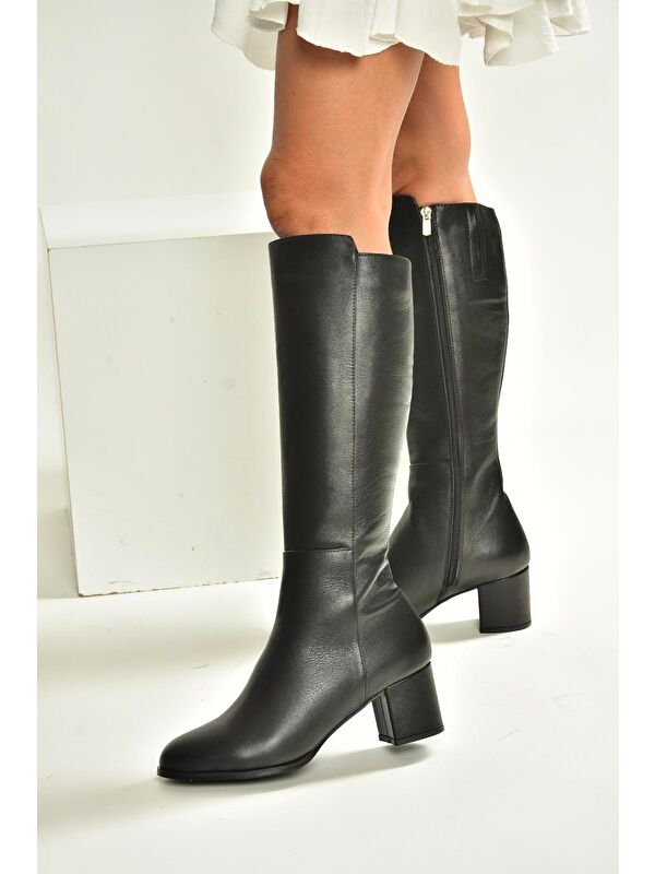 Siyah Kadın Çizme V468213103 - Görsel 5