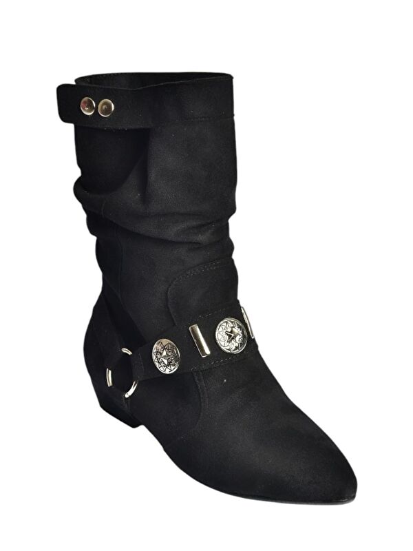 Siyah Kadın Bot V380519002 - Görsel 8