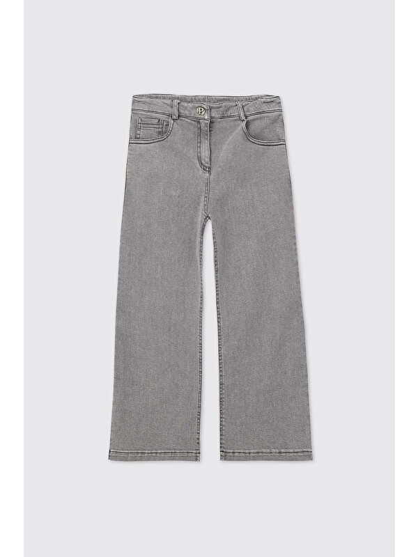 Panço Erkek Çocuk Gri Jean Pantolon