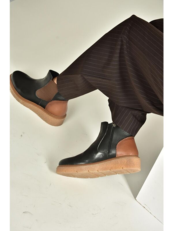 Siyah Kadın Bot V555115103 - Görsel 5