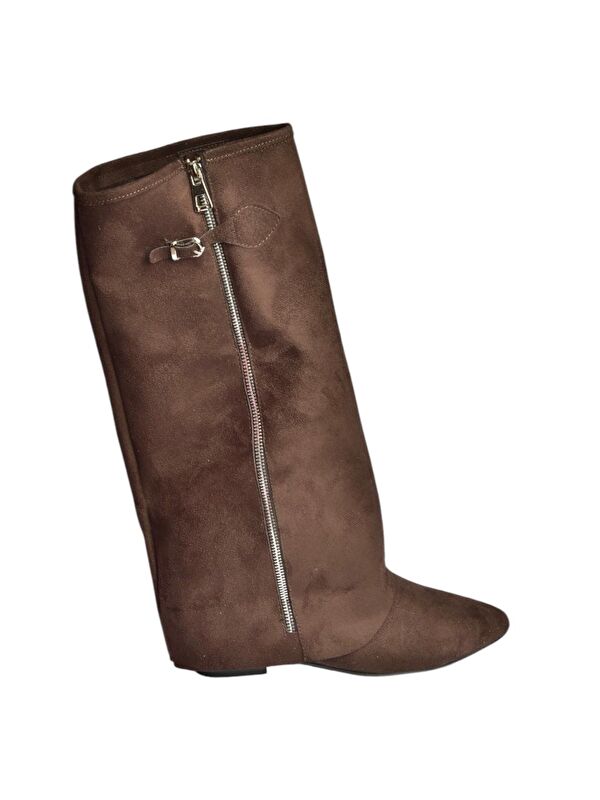 Kahverengi Kadın Çizme V380526402 - Görsel 6