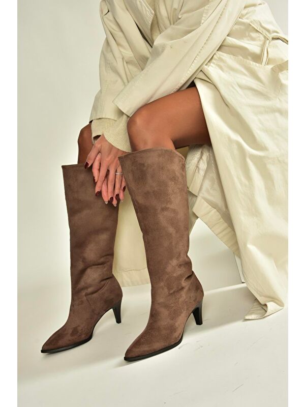 Kahverengi Kadın Çizme V404021102 - Görsel 2