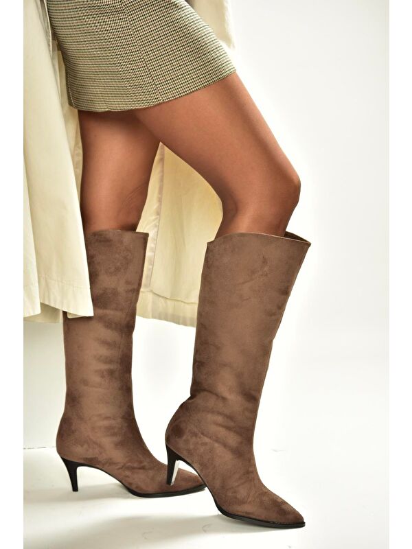 Kahverengi Kadın Çizme V404021102 - Görsel 3