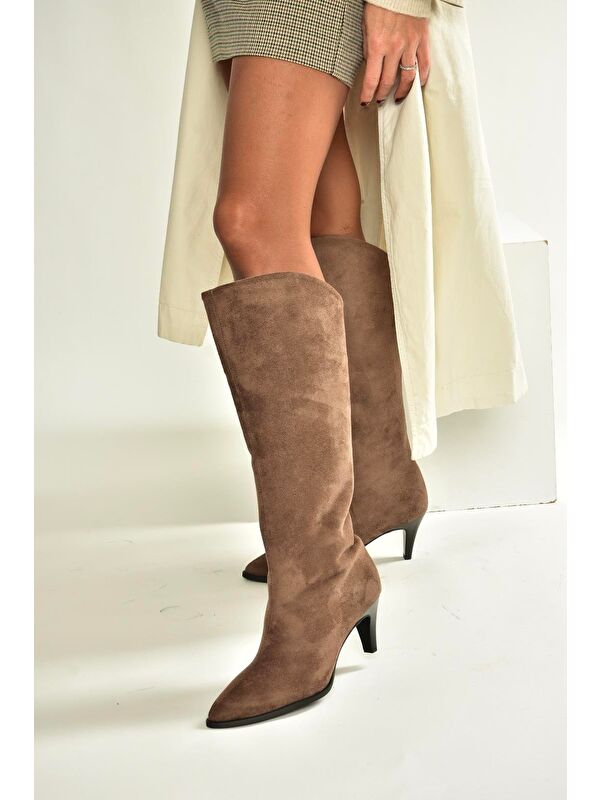 Kahverengi Kadın Çizme V404021102 - Görsel 4