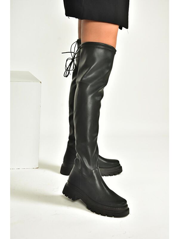 Siyah Kadın Çizme V404402009 - Görsel 4