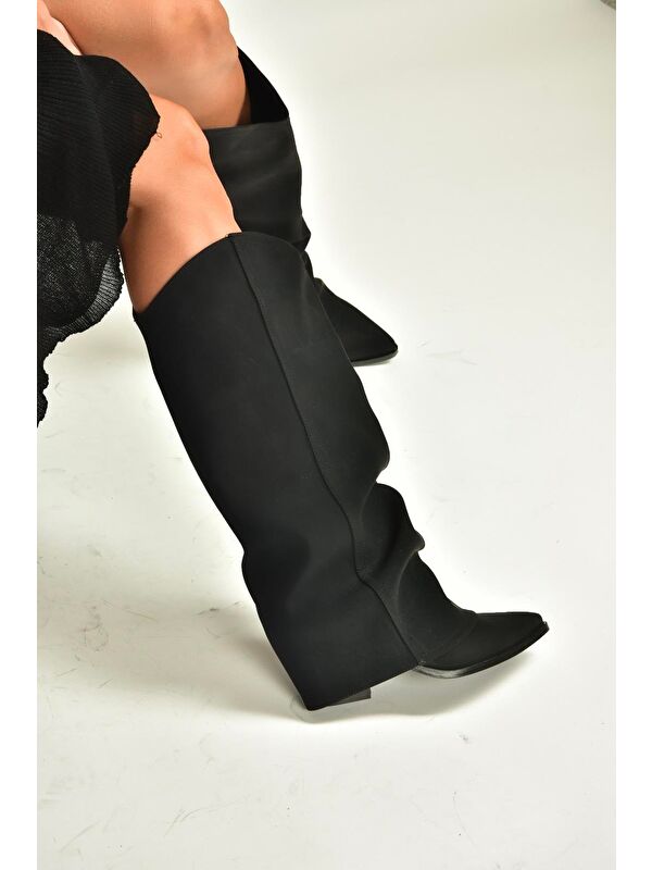 Siyah Kadın Çizme V846846001 - Görsel 3