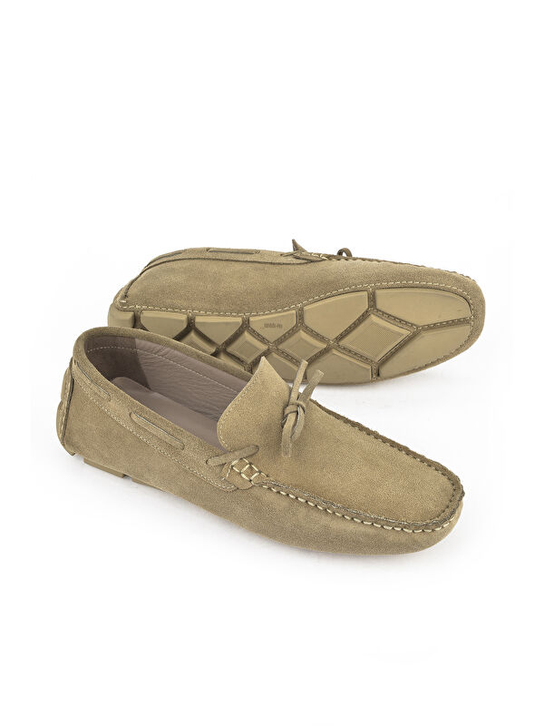 Erkek Hakiki Deri Ayakkabı 151986Z42742 Kum - Görsel 5