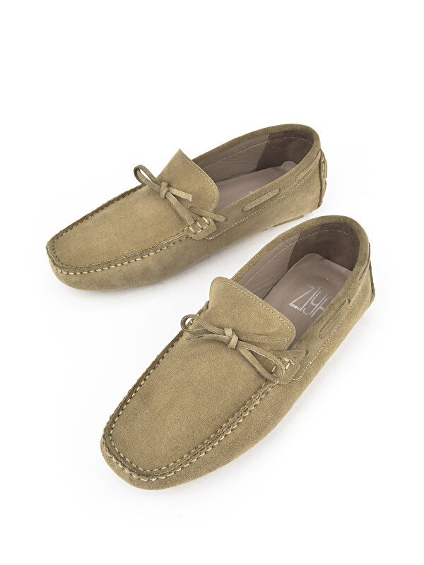 Erkek Hakiki Deri Ayakkabı 151986Z42742 Kum - Görsel 6