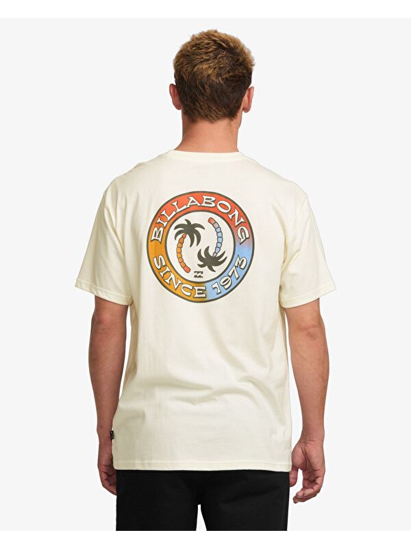 Billabong Tropical Pets Premium Ss Erkek Beyaz Tişört