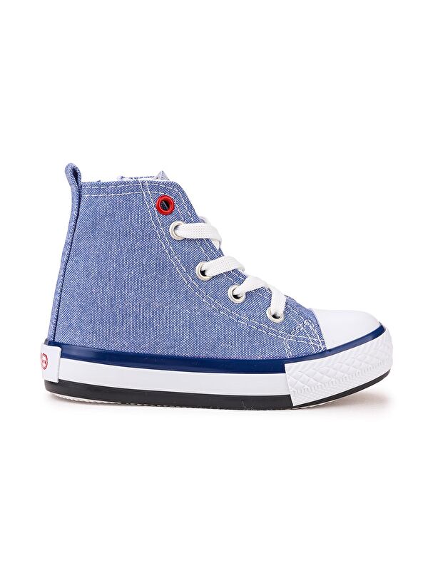 Tinna Bağcıklı Erkek Bebek Boğazlı Keten Spor Ayakkabı - Görsel 4