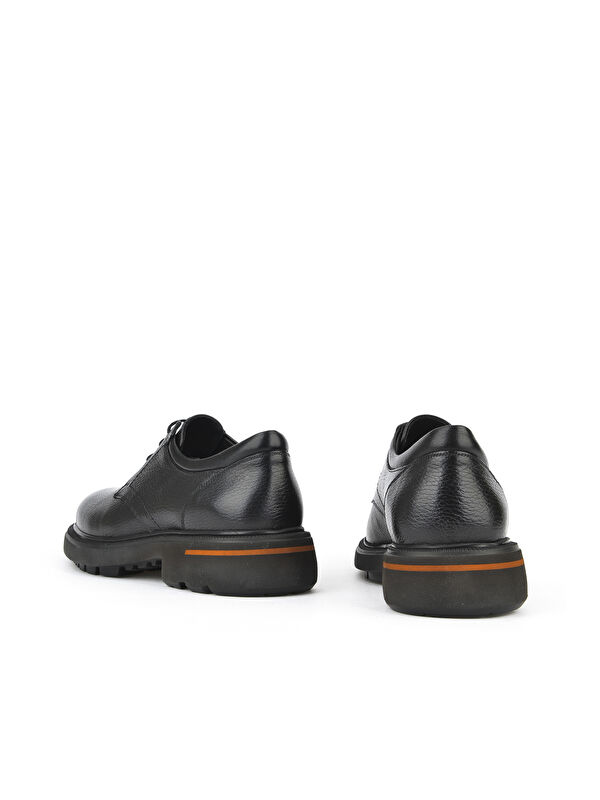 Erkek Hakiki Deri Ayakkabı 153745Z30410 Siyah - Görsel 4