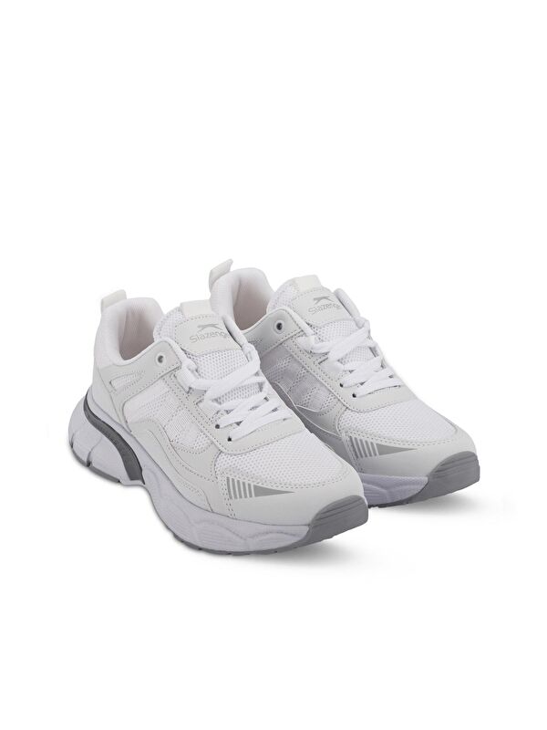 ZELLA Kadın Sneaker Ayakkabı Beyaz / Gümüş - Görsel 3