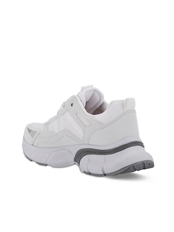 ZELLA Kadın Sneaker Ayakkabı Beyaz / Gümüş - Görsel 4