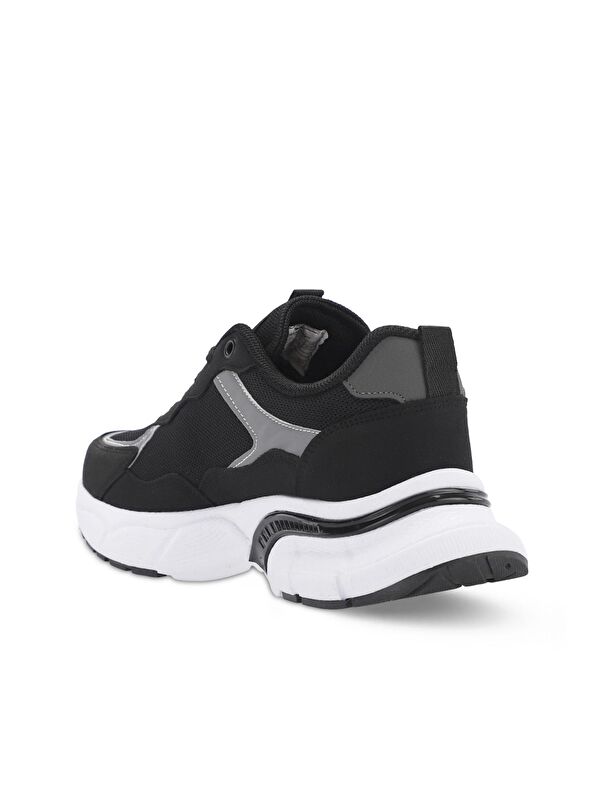 ZOSIA Kadın Sneaker Ayakkabı Siyah / Koyu Gri - Görsel 4