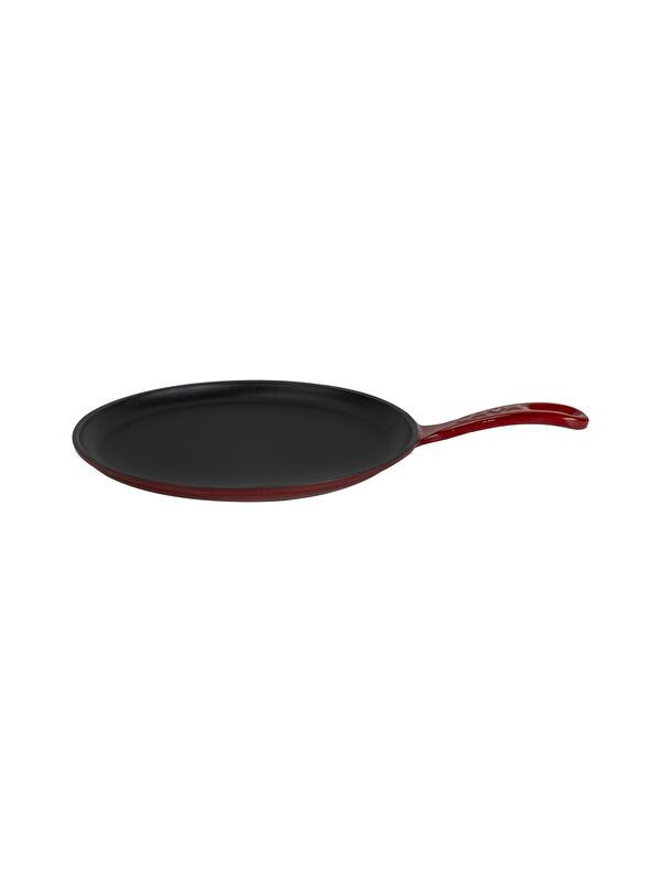 LAVA Yuvarlak Pizza Krep Pankek Tavası Döküm Demir Yekpare Saplı Çap(Ø)20cm.