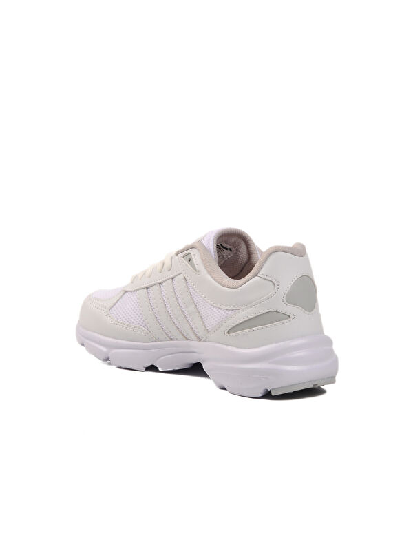 Buz Beyaz Fileli Hafif Unisex Spor Ayakkabı Disc G - Görsel 5