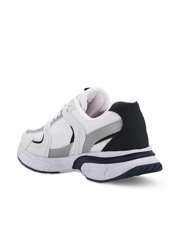 ZEX Erkek Sneaker Ayakkabı Beyaz / Lacivert - Görsel 4