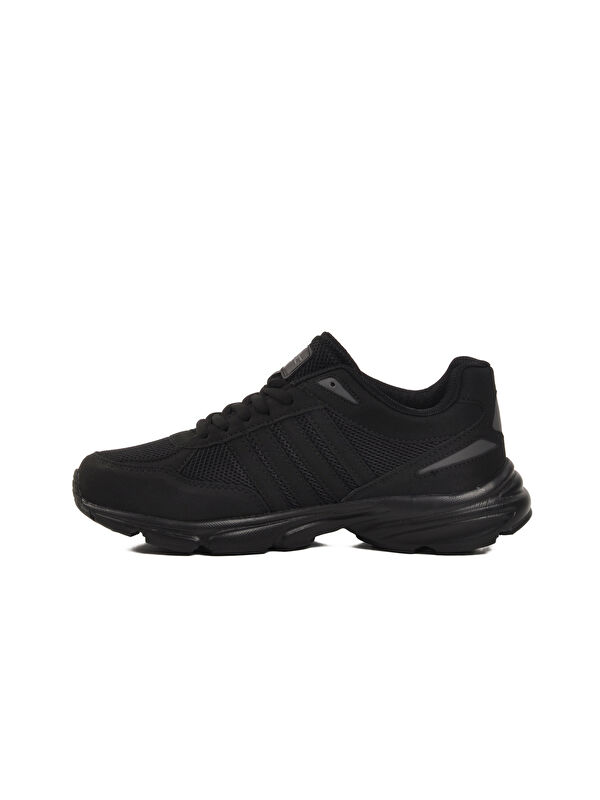 Siyah Fileli Hafif Unisex Spor Ayakkabı Disc G - Görsel 3