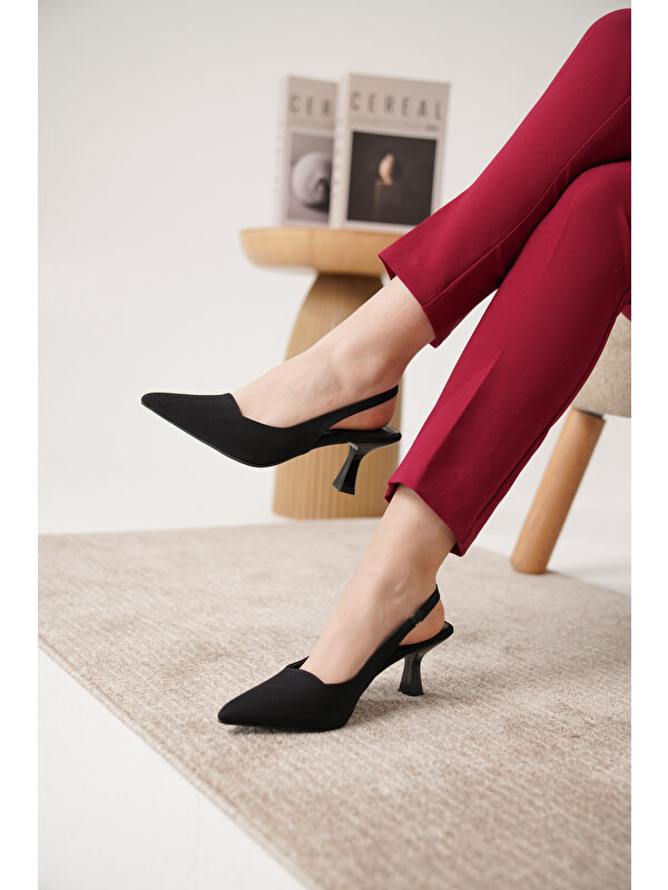 D052 Günlük Ortopedik Klasik Topuklu Kadın Ayakkabı - Görsel 2