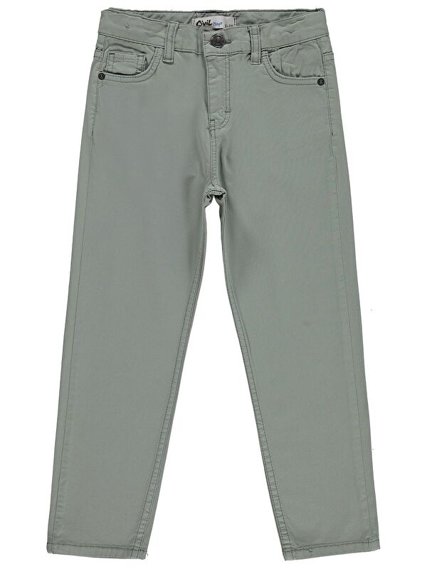 Civil Boys 5 Cep Basic 6-9 Yaş Pantolon - Yeşil