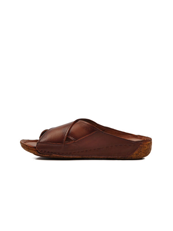 Taba Hakiki Deri Kadın Terlik 001 Z - Görsel 3