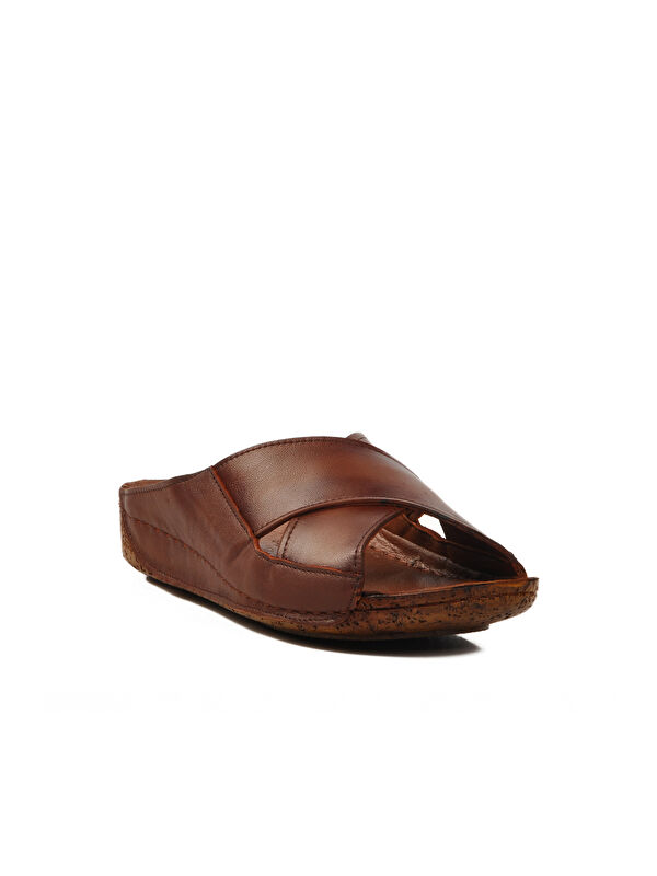 Taba Hakiki Deri Kadın Terlik 001 Z - Görsel 4