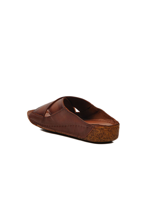 Taba Hakiki Deri Kadın Terlik 001 Z - Görsel 5