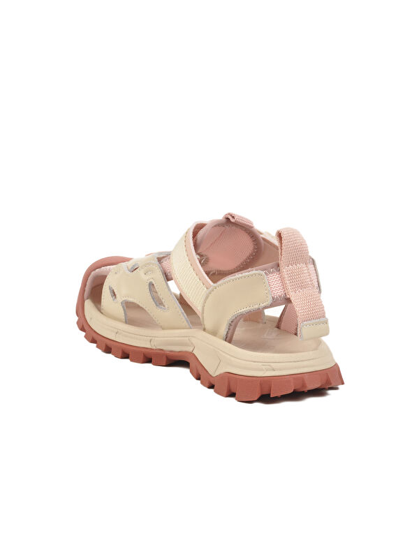 Pembe Cırtlı Hafif Unisex Çocuk Spor Sandalet 25Y614 F - Görsel 5