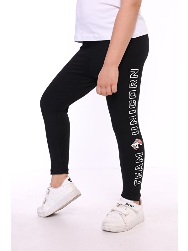 Toontoykids Kız Çocuk Baskılı Tayt