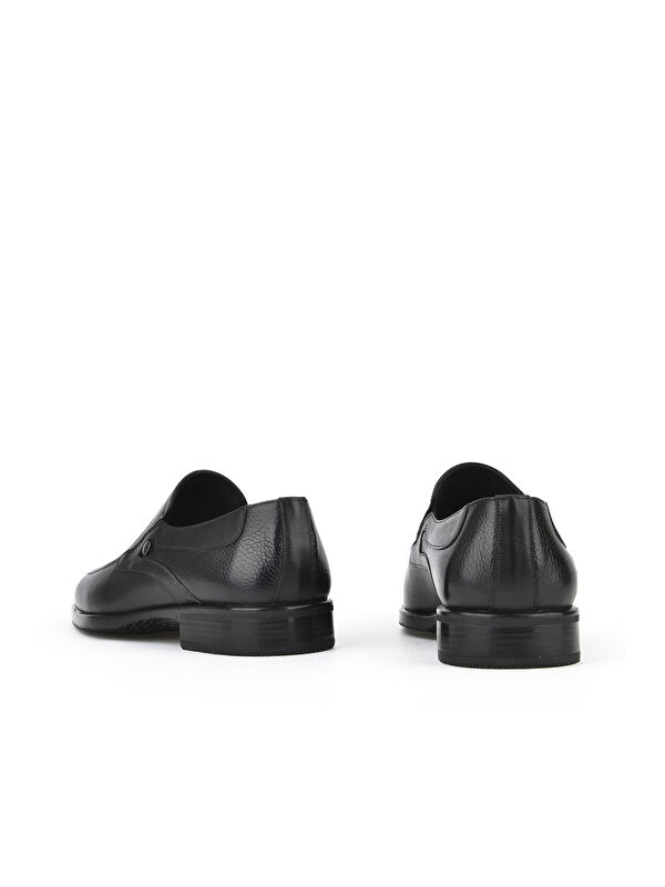 Erkek Hakiki Deri Ayakkabı 153745Z80172 Siyah - Görsel 4