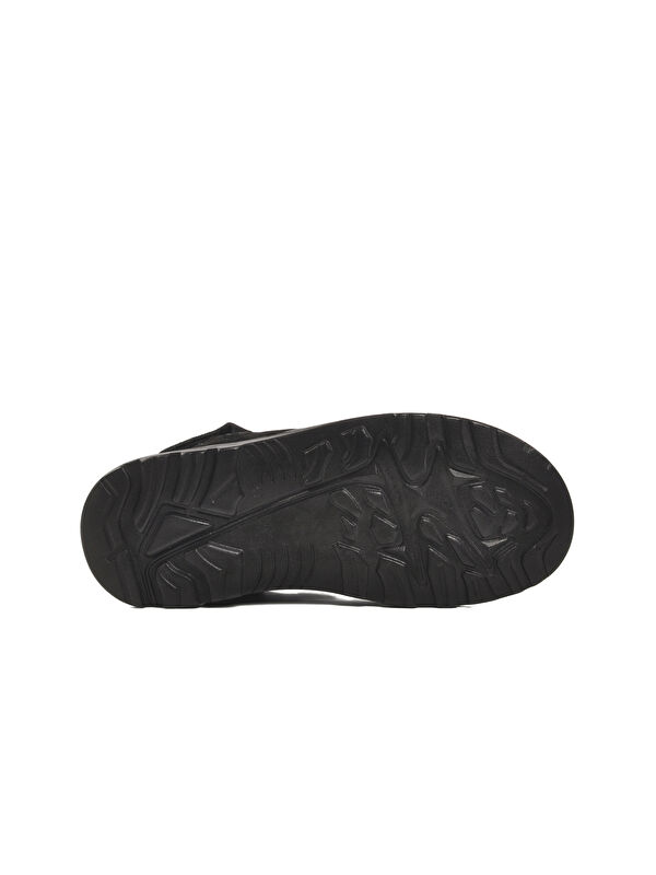 Siyah Nubuk Hakiki Deri Erkek Sandalet 1405 M - Görsel 6