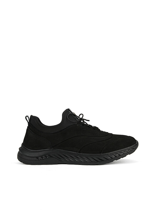 Ziya Ayakkabı Erkek Hakiki Deri Sneaker 1631037Z241012 Siyah