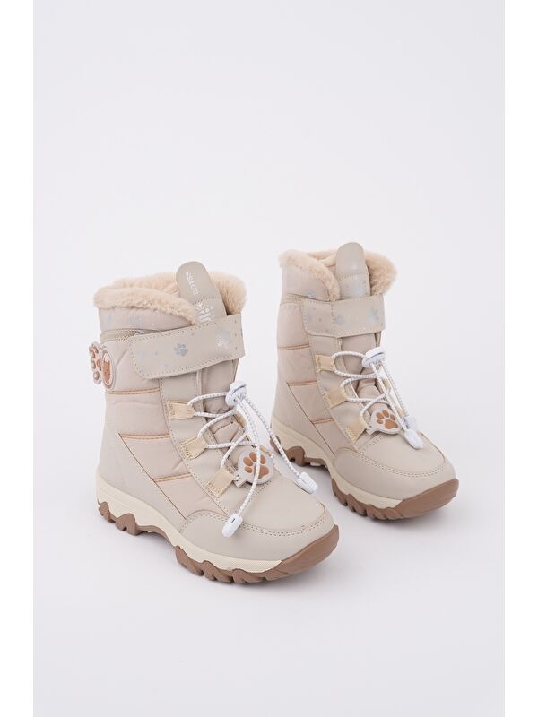 TİGGER İçi Kürklü Bağcıklı ve Cırtlı Kız Çocuk Bot - Görsel 3