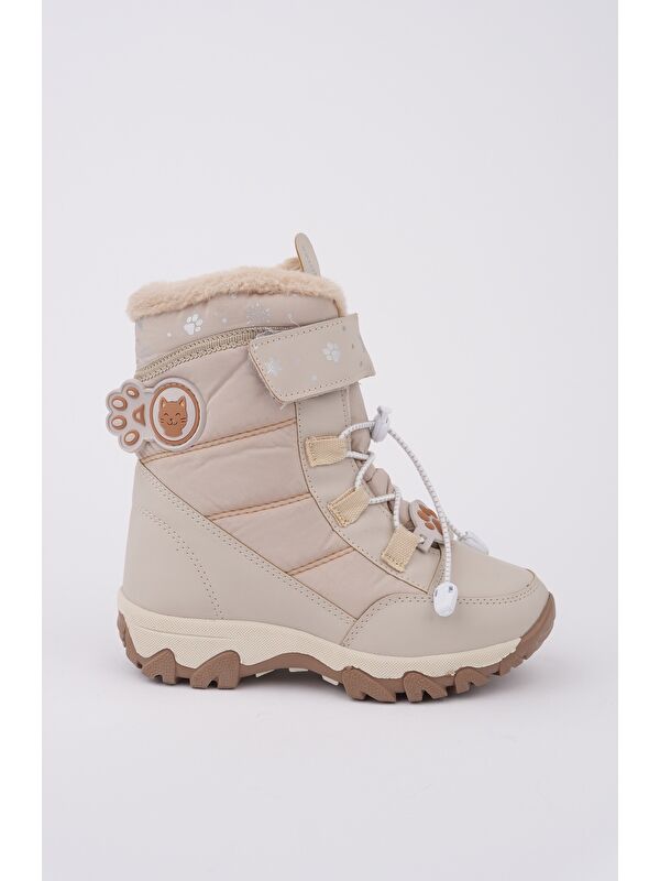 TİGGER İçi Kürklü Bağcıklı ve Cırtlı Kız Çocuk Bot - Görsel 4