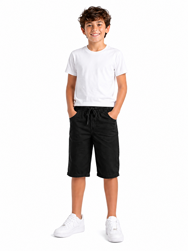 ajn Kids Beli Lastikli Erkek Çocuk Şort