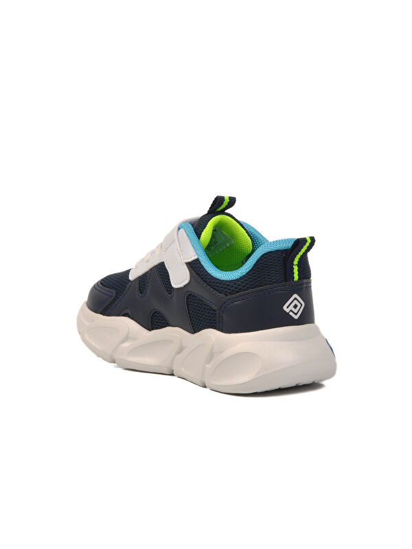 Lacivert Cırtlı Hafif Unisex Çocuk Spor Ayakkabı 1884 P - Görsel 5