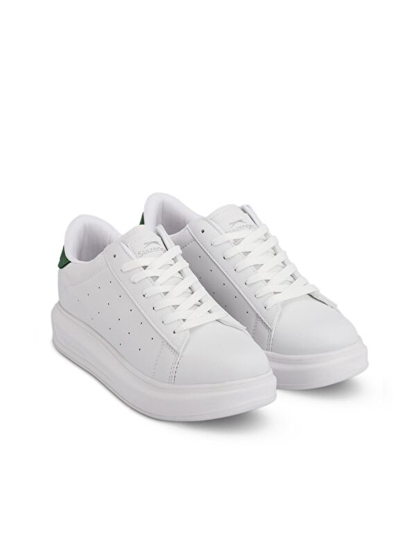 ZARATHUSTRA Kadın Sneaker Ayakkabı Beyaz / Yeşil - Görsel 3