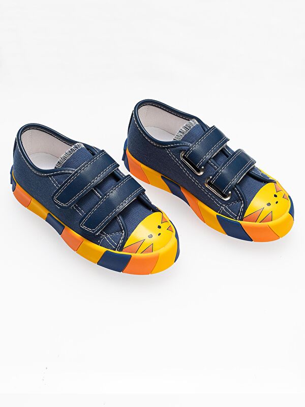 Tiger Cırtlı Kanvas Ortopedik Sneakers - Görsel 3