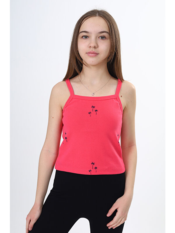 Toontoykids Kız Çocuk Baskılı Atlet