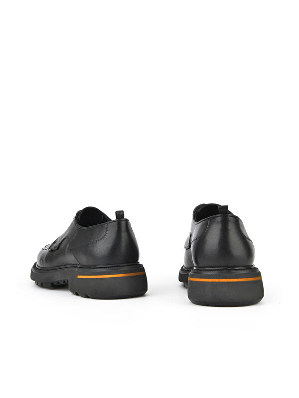 Erkek Hakiki Deri Ayakkabı 153745Z30409 Siyah - Görsel 4