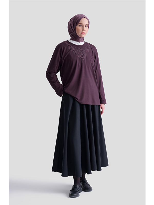 ARMİNE Penye Mürdüm
