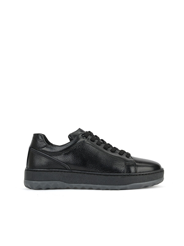 Ziya Ayakkabı Erkek Hakiki Deri Sneaker 1631064ZOZY34 Siyah