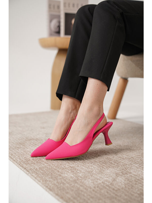 D052 Günlük Ortopedik Klasik Topuklu Kadın Ayakkabı - Görsel 4