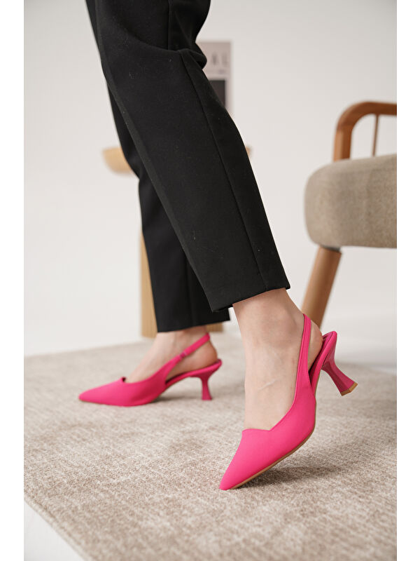 D052 Günlük Ortopedik Klasik Topuklu Kadın Ayakkabı - Görsel 5