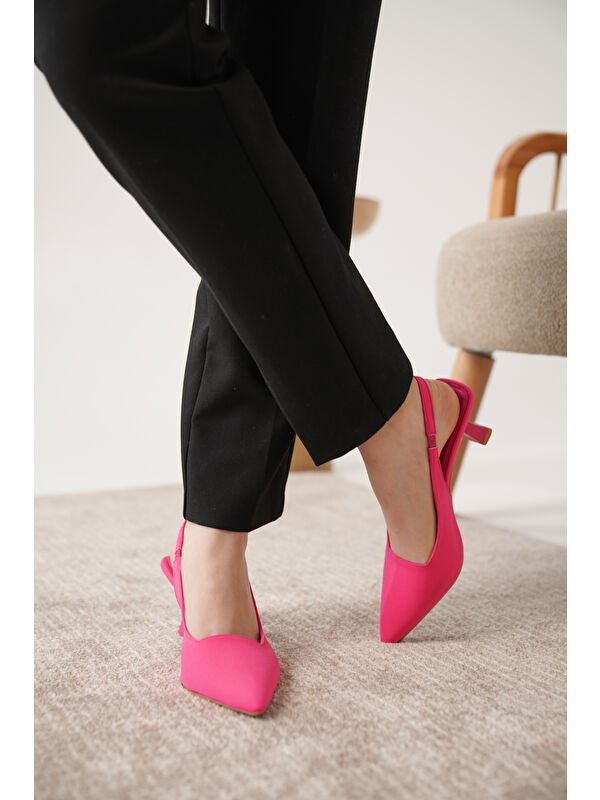 D052 Günlük Ortopedik Klasik Topuklu Kadın Ayakkabı - Görsel 6