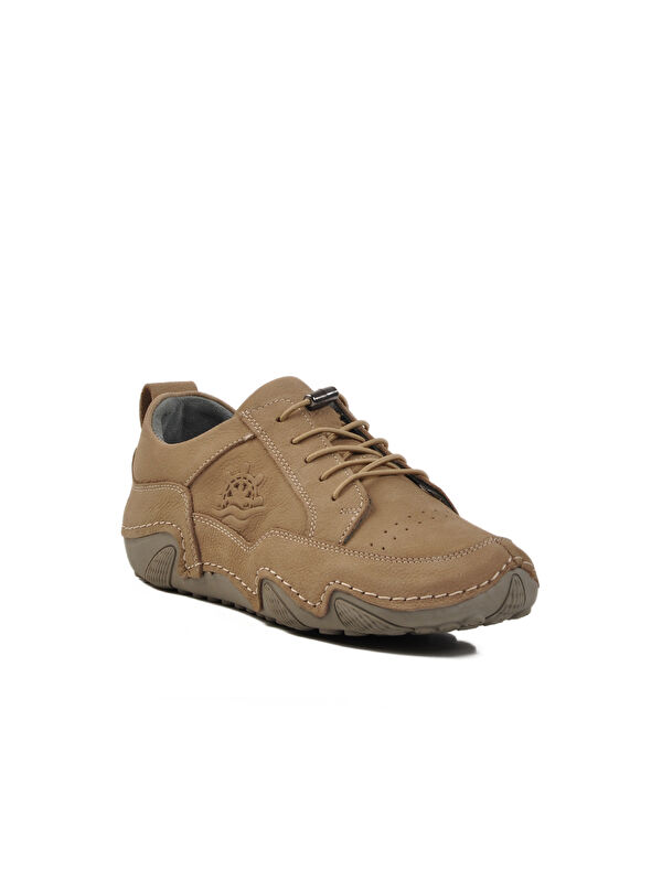 Ayakmod Haki Ayakmod Hakiki Deri Kadın Casual Ayakkabı 125-S Z